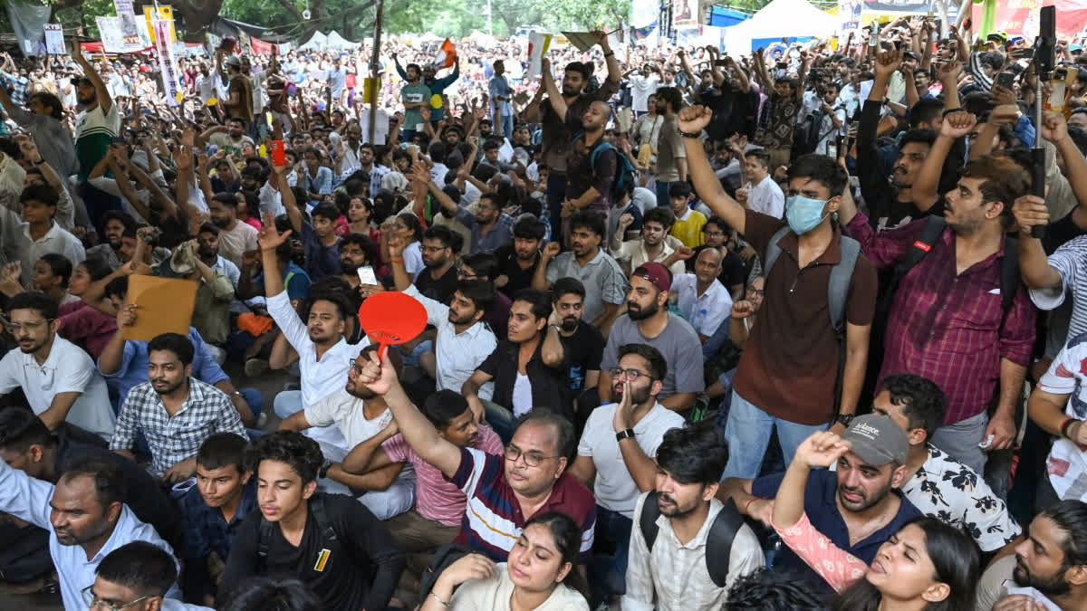 Protest at Jantar Mantar 20 July
