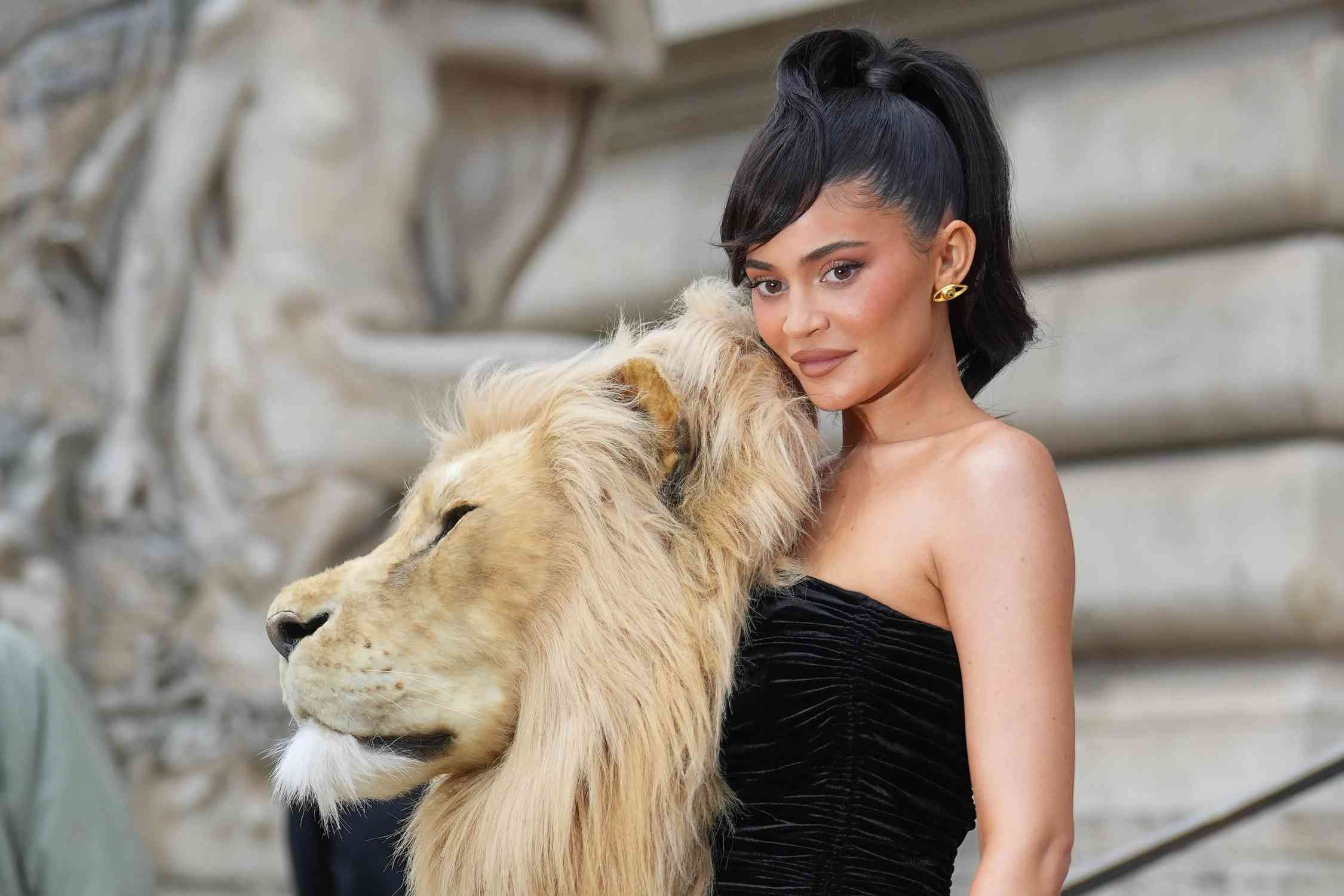 Paris Fashion Week March-April 2024 - Kylie Jenner’s Lion Look