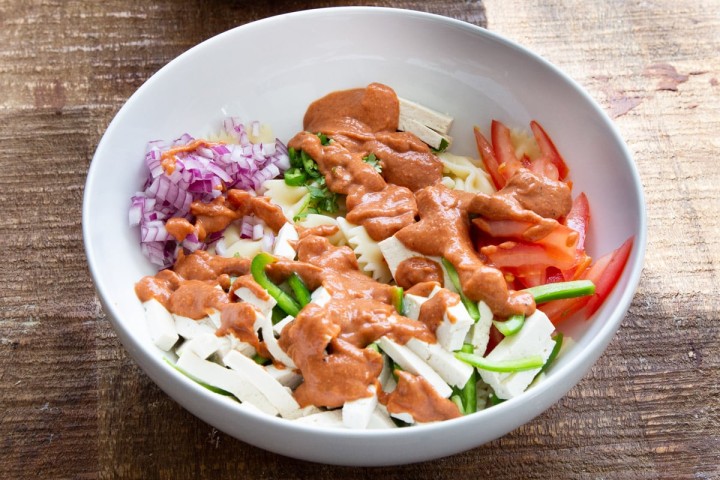 Tikka Masala Pasta Salad