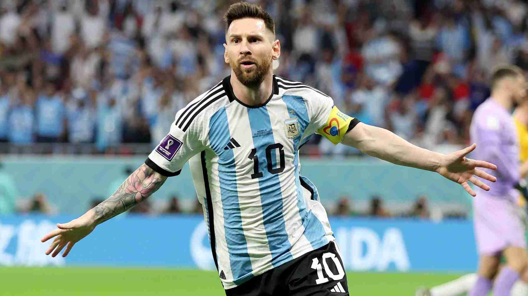 IN HIS 1000TH APPEARANCE, LIONEL MESSI FIRES HIS MAGIC TO GET ARGENTINA THROUGH THE QUARTERFINALS